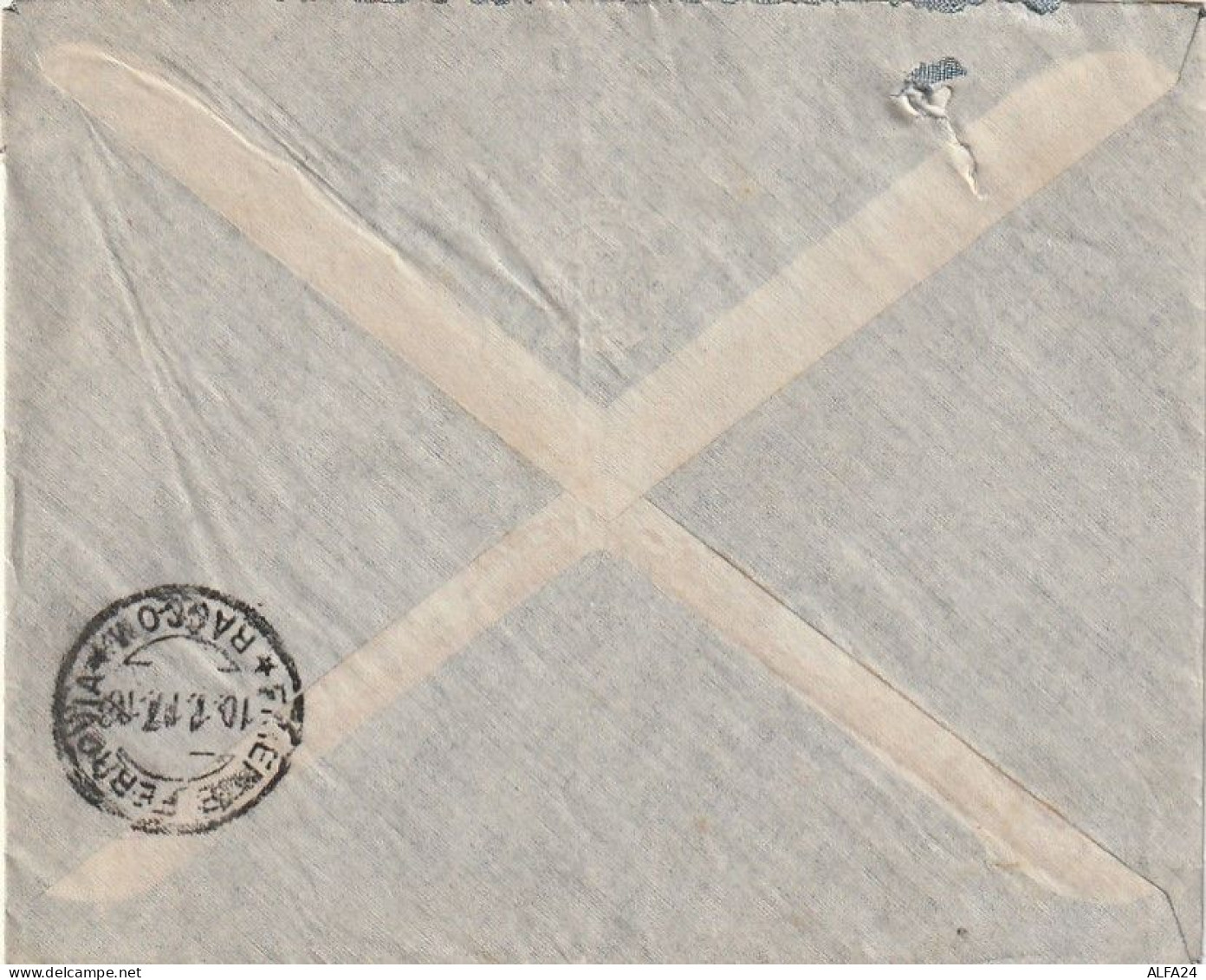 RACCOMANDATA 1917 C.45 TIMBRO FIRENZE (XT3468 - Storia Postale