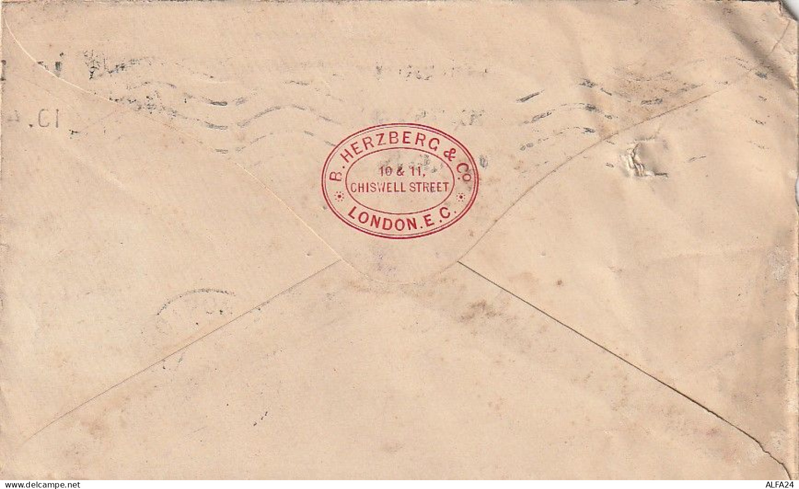 LETTERA 1915 UK 2,5 LONDON PERFIN (XT3454 - Brieven En Documenten