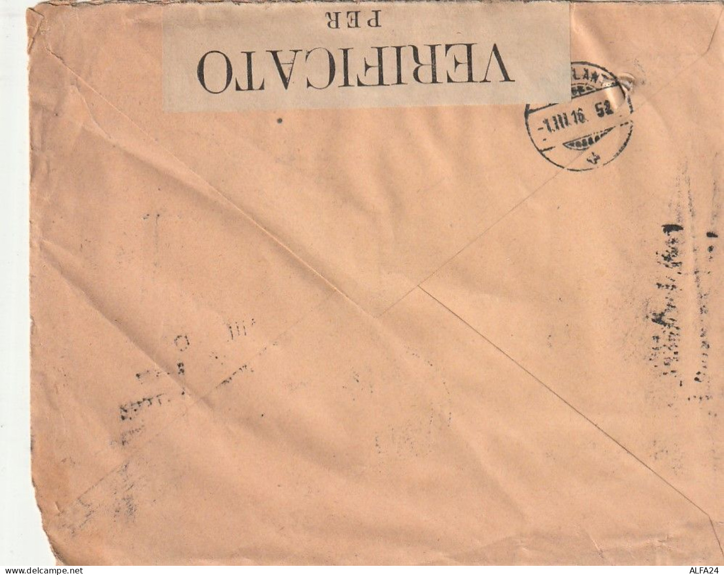 ESPRESSO 1916 SVIZZERA 5+50 PERFIN (XT3452 - Briefe U. Dokumente