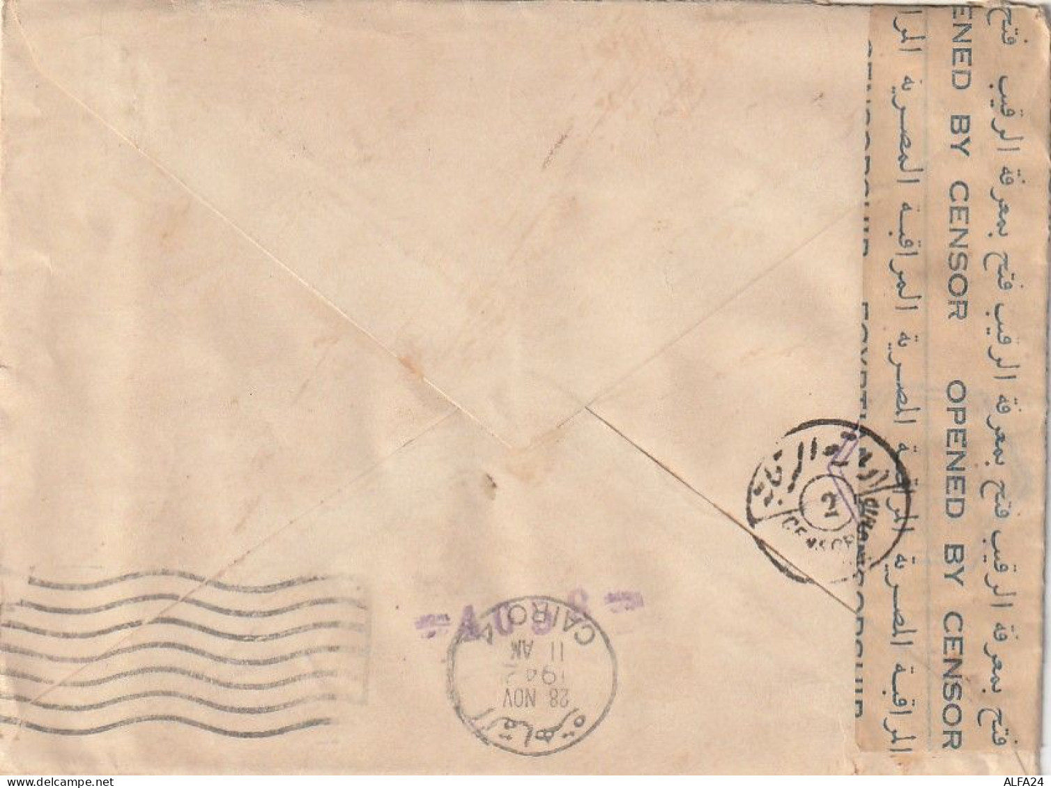 LETTERA EGITTO CAIRO 1942 PRIGIONIERI GUERRA ITALIA CON CONTENUTO (XT3410 - Briefe U. Dokumente