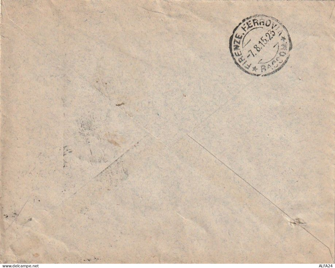 RACCOMANDATA 1916 5+40 CREDITO ITALIANO - PERFIN (XT3220 - Storia Postale