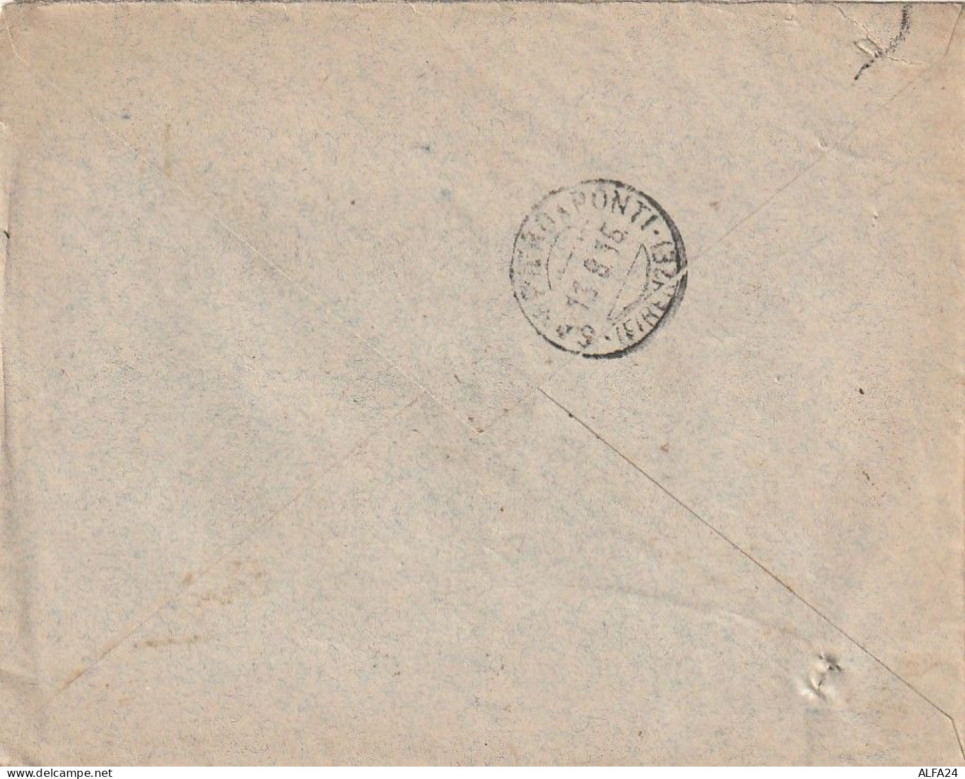 LETTERA 1915 C.15 CREDITO ITALIANO -PERFIN (XT3217 - Marcophilia