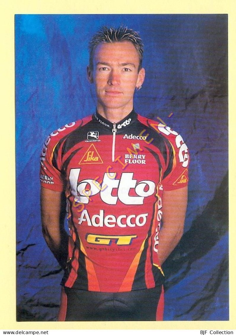 Cyclisme : Mario AERTS - Equipe LOTTO ADECCO 2000 (voir Scan) - Cycling