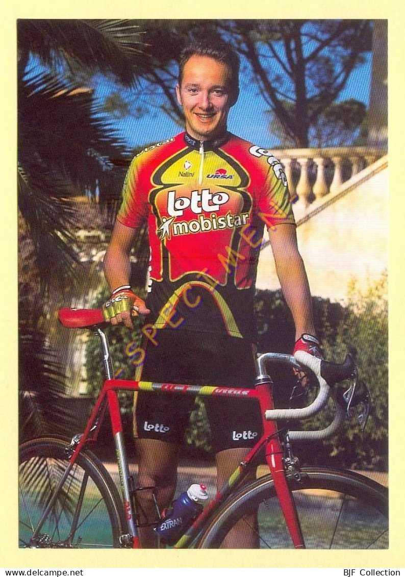 Cyclisme : Laurent MADOUAS – Equipe LOTTO MOBISTAR 1998 (voir Scan) - Cycling