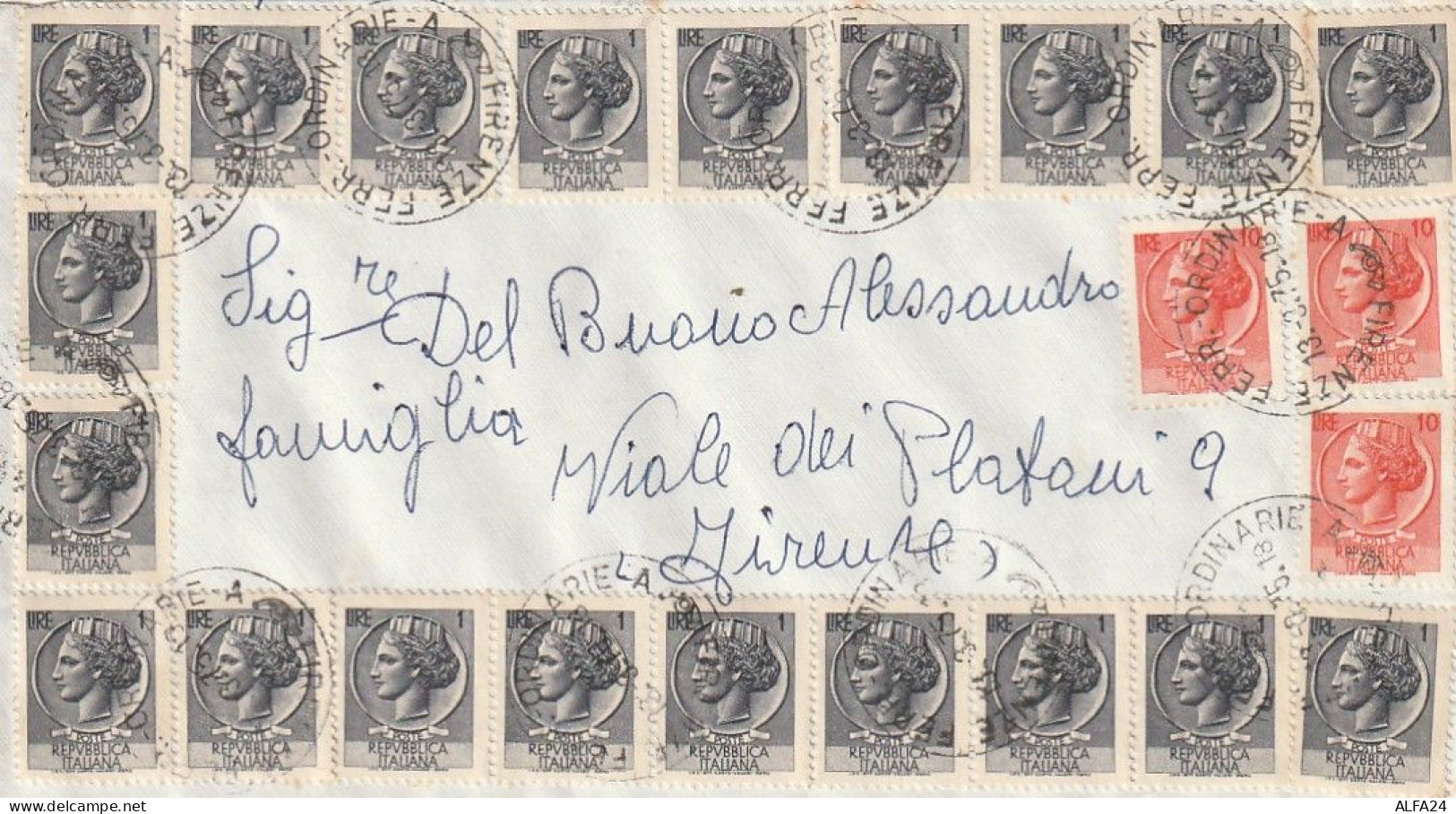 LETTERA 1975 20X1+3X10  (XT3978 - 1971-80: Poststempel