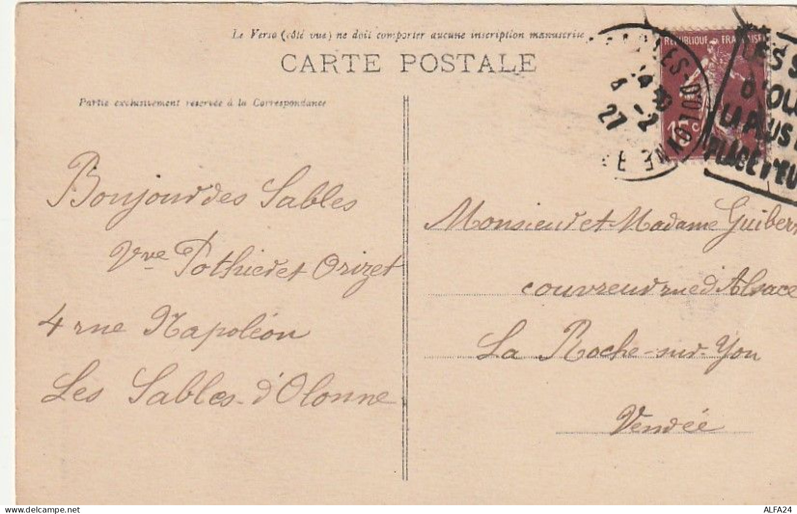 CARTOLINA COSTUMI FOLCLORISTICI -SABLAIS FRANCIA (XT3887 - Autres & Non Classés