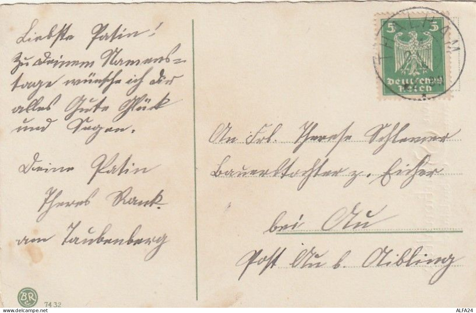 CARTOLINA GERMANIA 5 TIMBRO THALHAM (XT3879 - Lettres & Documents