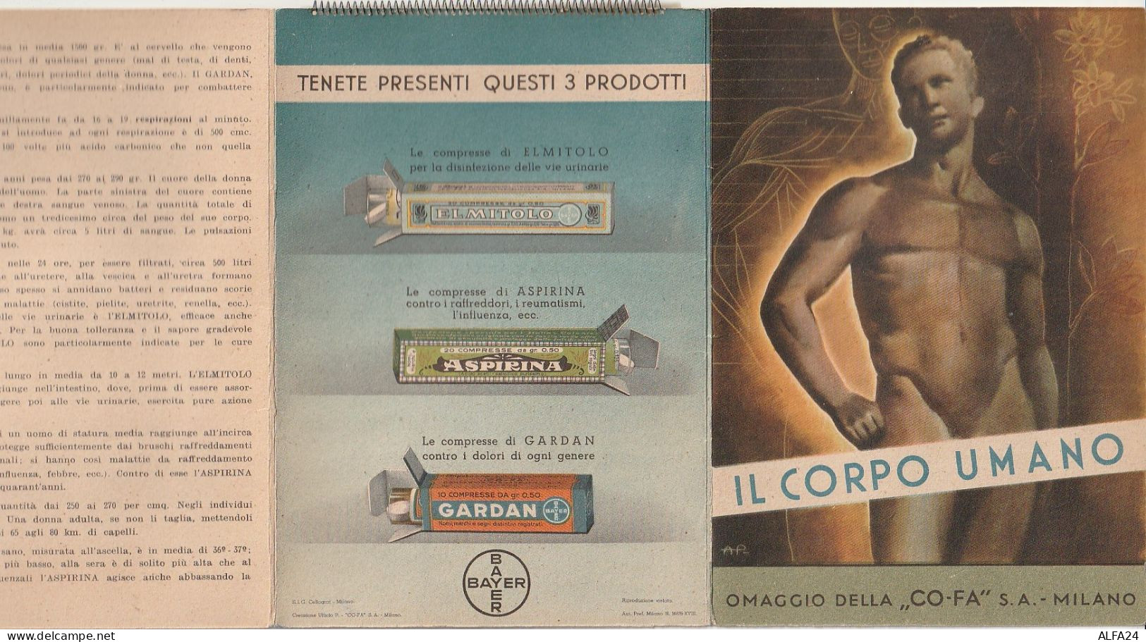 DEPLIANT BAYER IL CORPO UMANO (XT3777 - Advertising