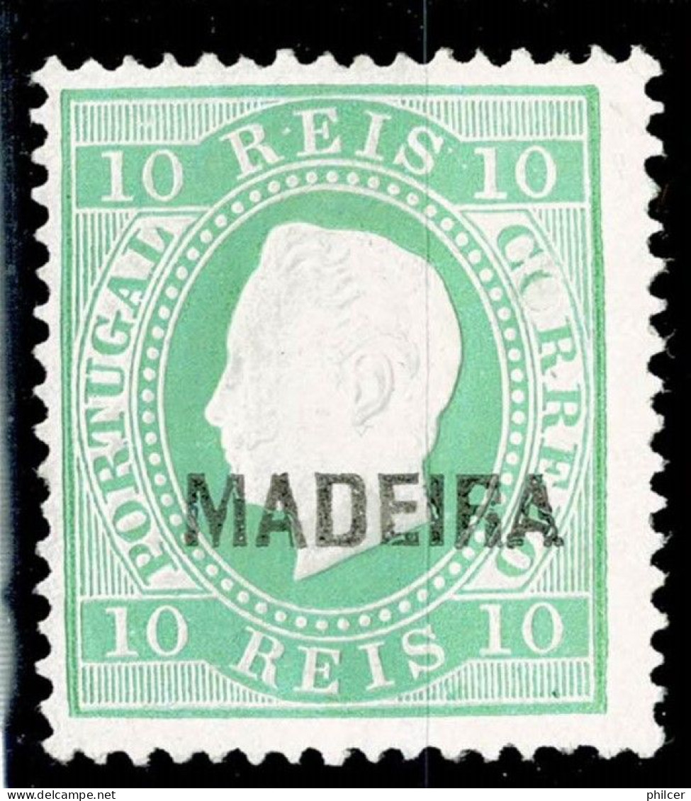 Madeira, 1885, # 27 Dent. 12 1/2, Reprint, MNG - Madeira