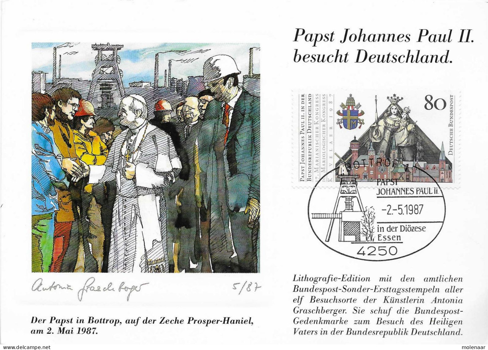 Postzegels > Europa > Duitsland > West-Duitsland > 1980-1989 >kaart Met No. 1320 (13340) - Covers & Documents