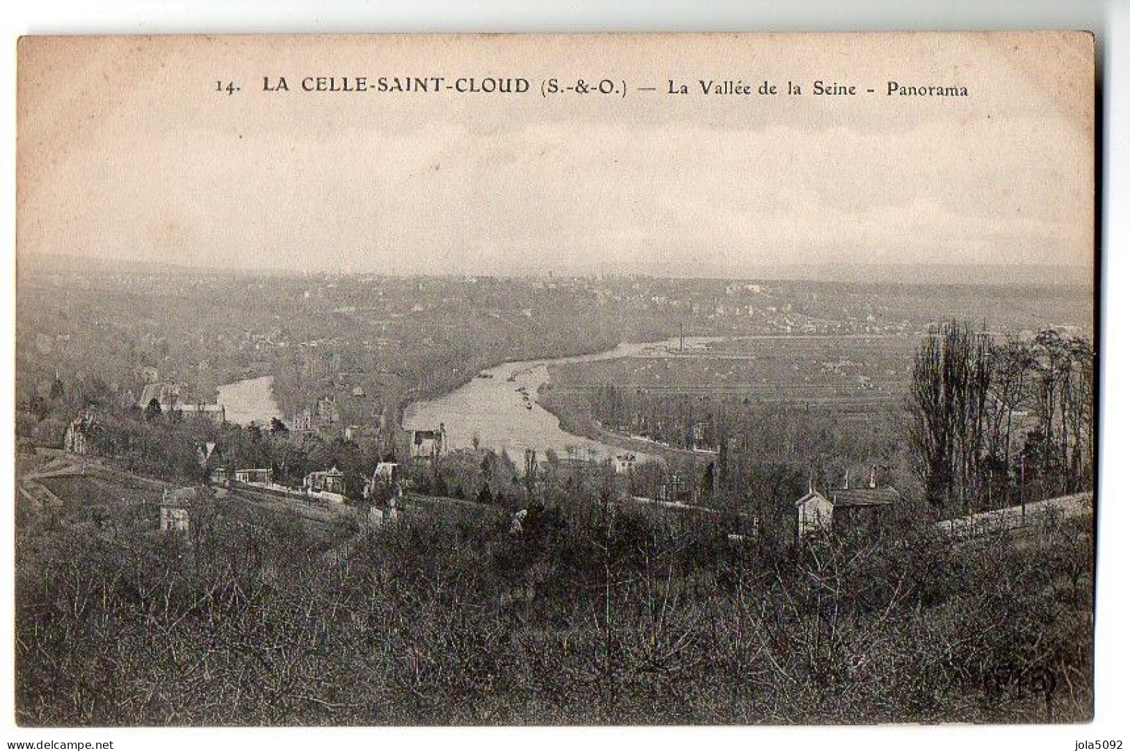 78 / LA CELLE-SAINT-CLOUD - La Vallée De La Seine - Panorama - La Celle Saint Cloud