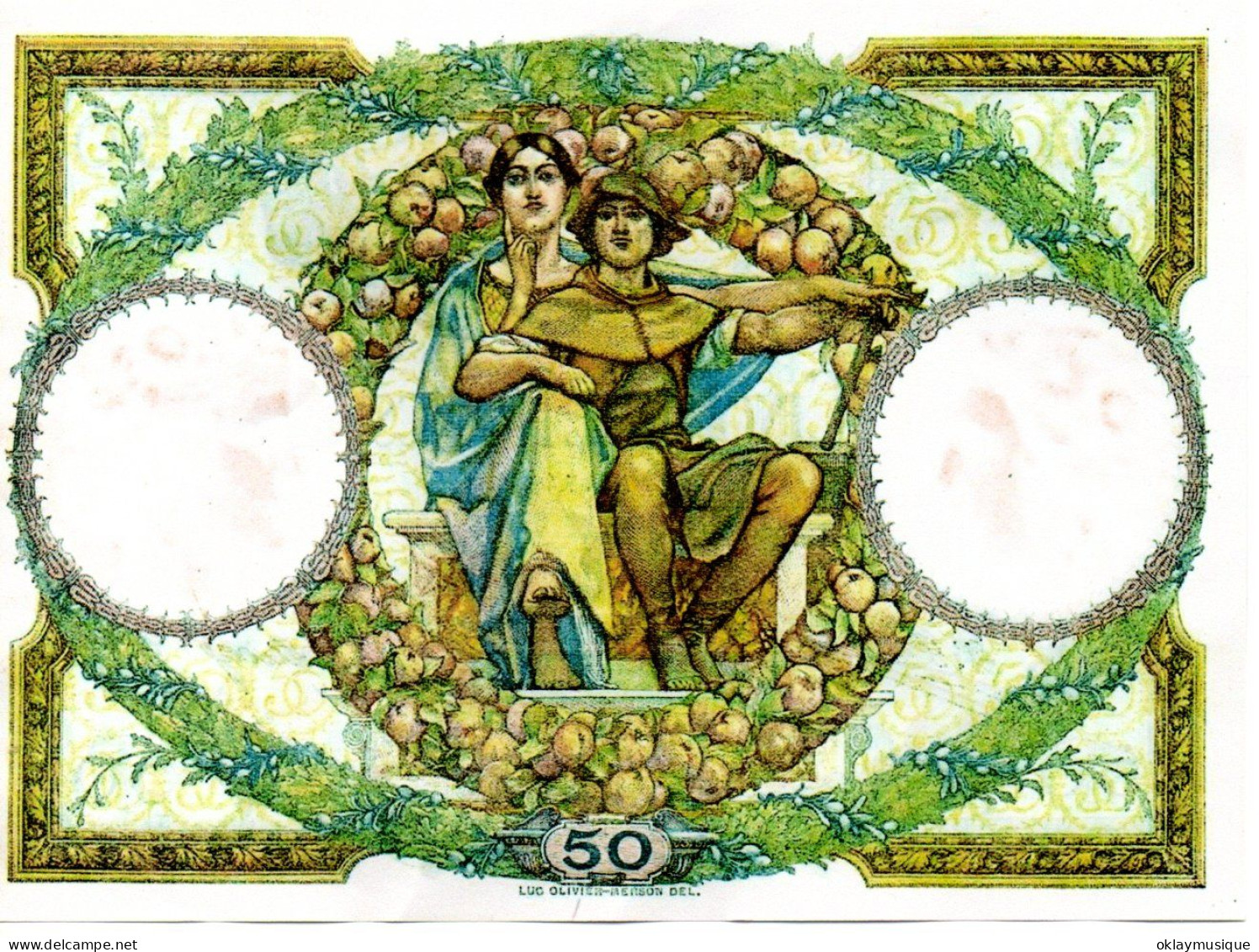 50 Francs 1926 (reproduction) - Sonstige & Ohne Zuordnung
