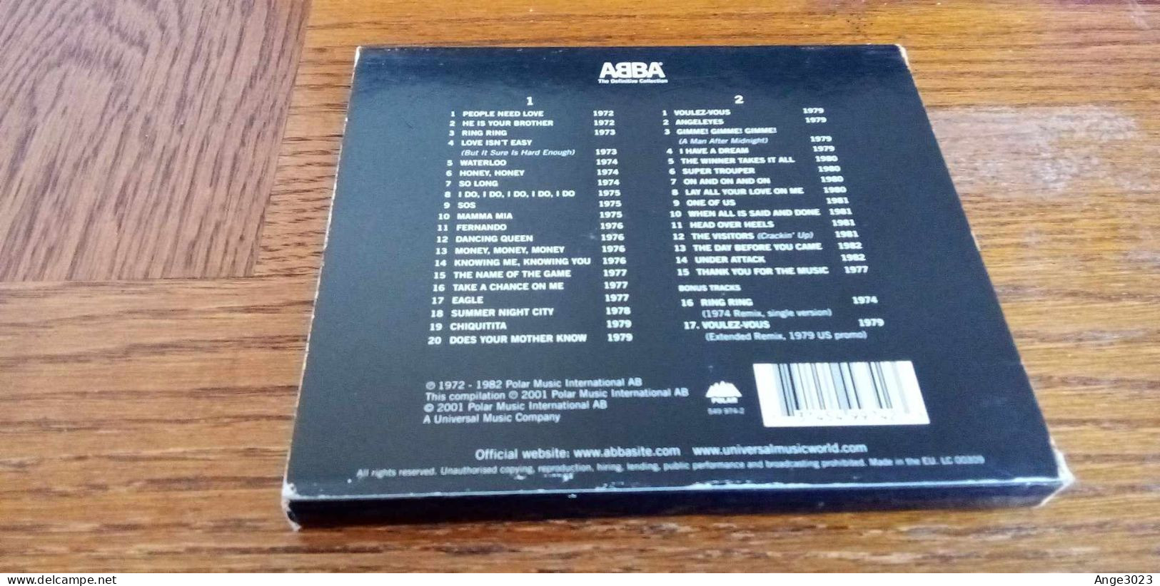 ABBA "The Definite Collection" - Disco, Pop
