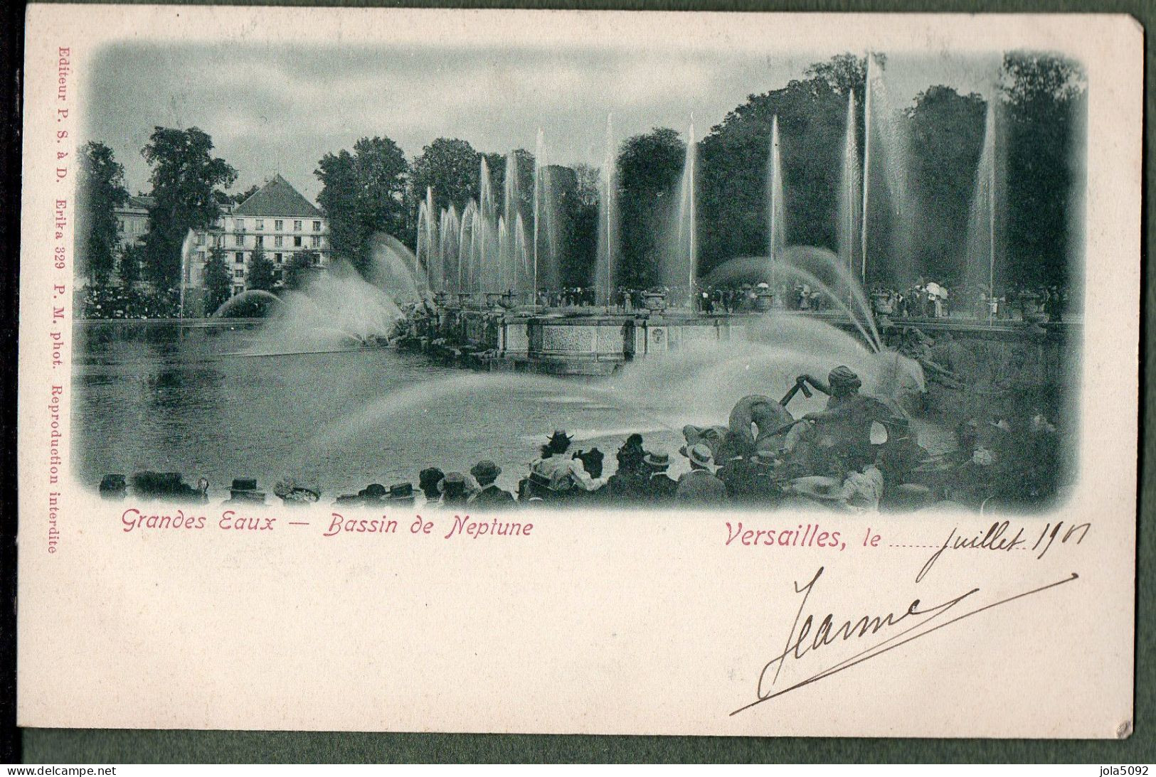 78 / VERSAILLES - Grandes Eaux - Bassin De Neptune - Versailles (Château)