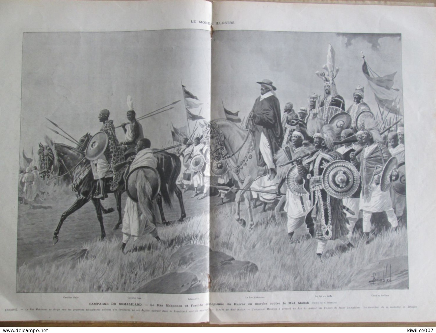 1903  CAMPAGNE DE SOMALILAND  ETHIOPIE Ras Makonnen Armée Harar MAD MULLAH - Non Classés