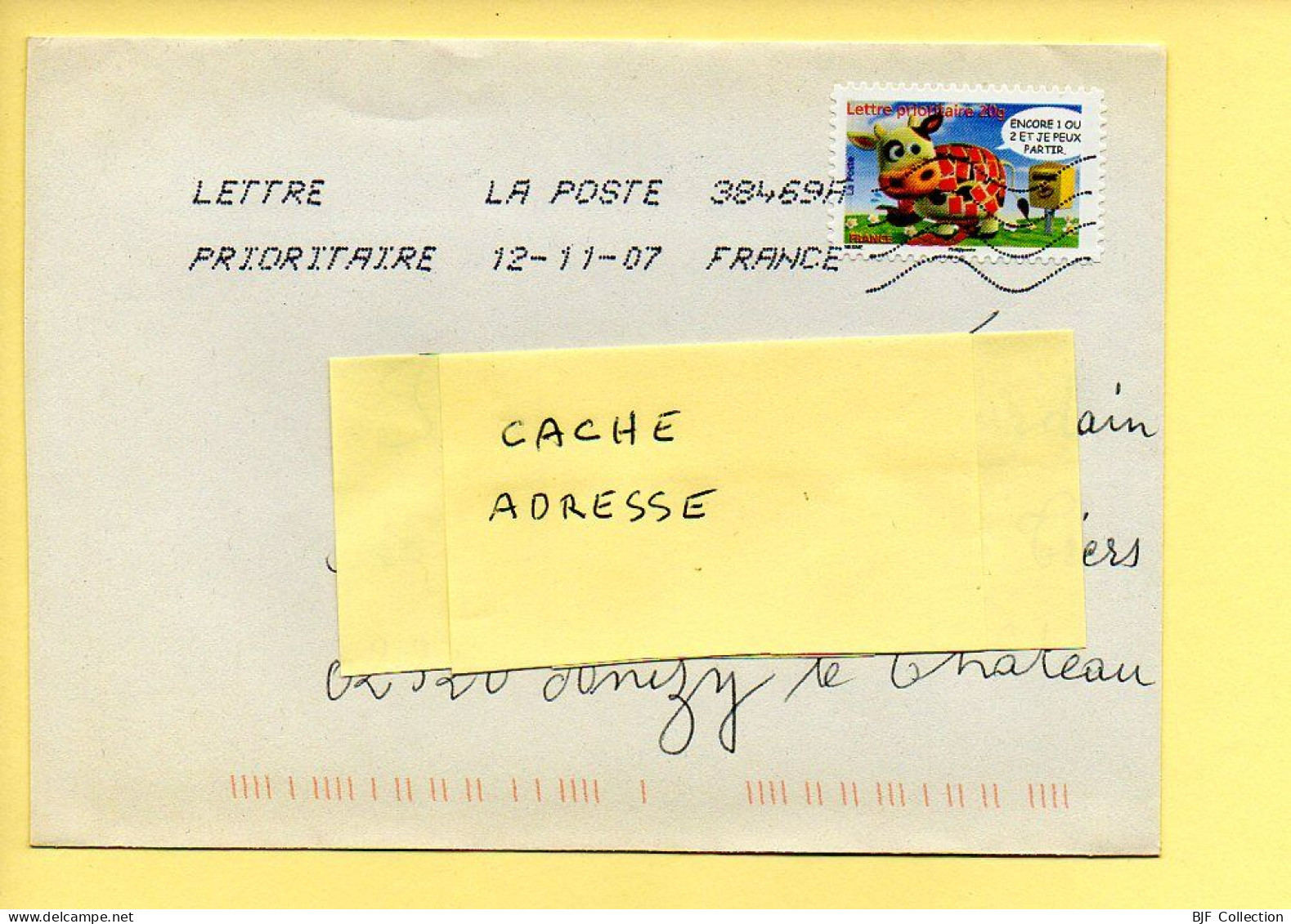 Oblitération Mécanique : FRANCE LA POSTE – 38479A Du 12/11/2007 (voir Timbre) - Mechanical Postmarks (Other)