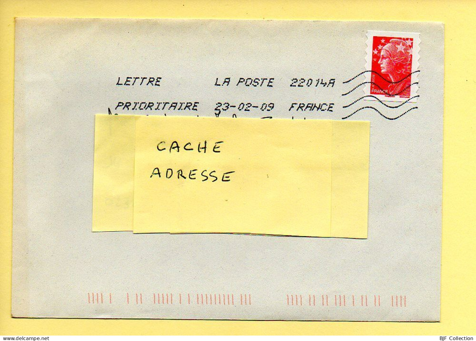 Oblitération Mécanique : FRANCE LA POSTE – 22014A Du 23/02/2009 (voir Timbre) - Mechanical Postmarks (Other)
