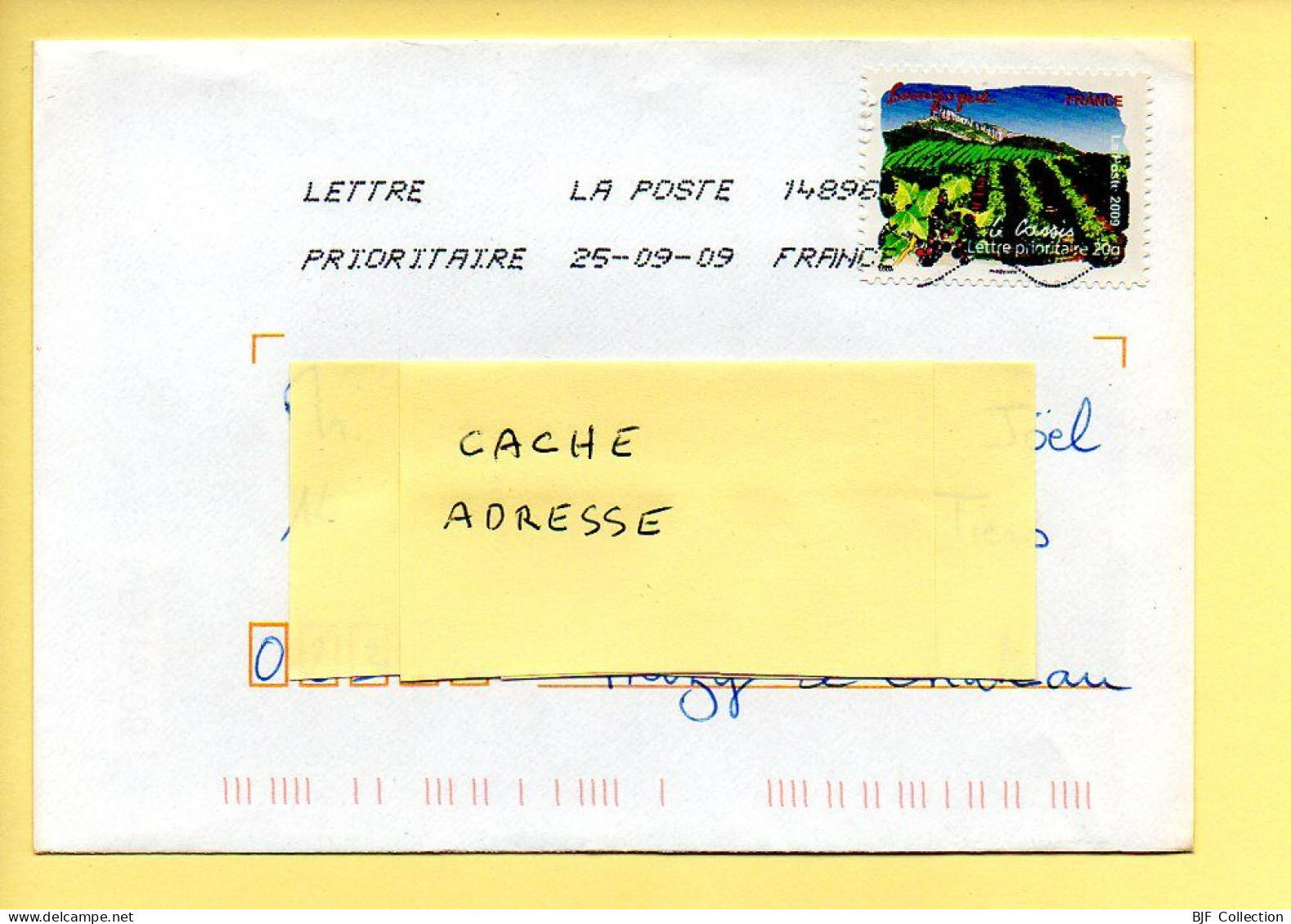 Oblitération Mécanique : FRANCE LA POSTE – 14896A Du 25/09/2009 (voir Timbre) - Mechanical Postmarks (Other)