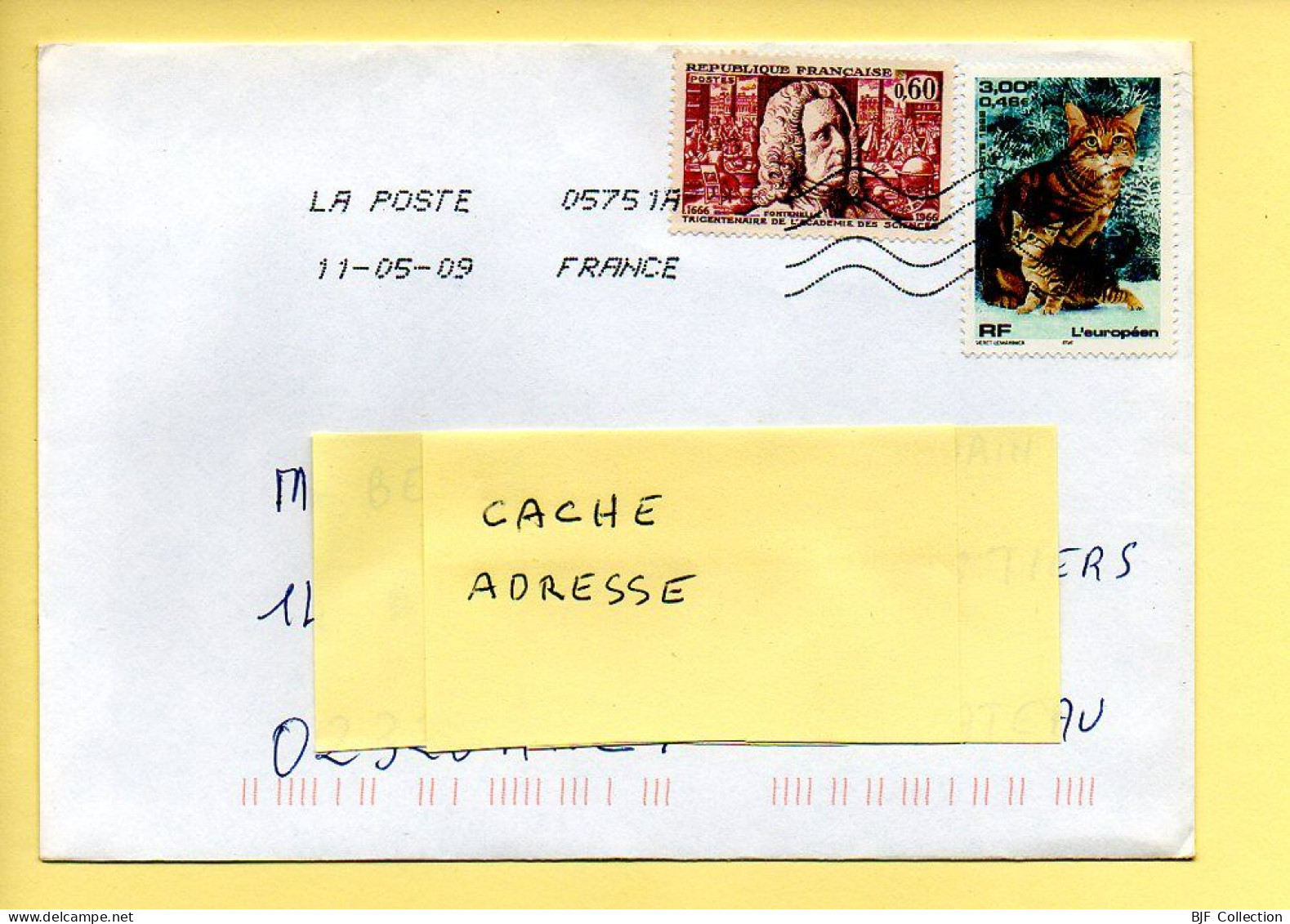 Oblitération Mécanique : FRANCE LA POSTE – 05751A Du 11/05/2009 (voir Timbre) - Sellado Mecánica (Otros)