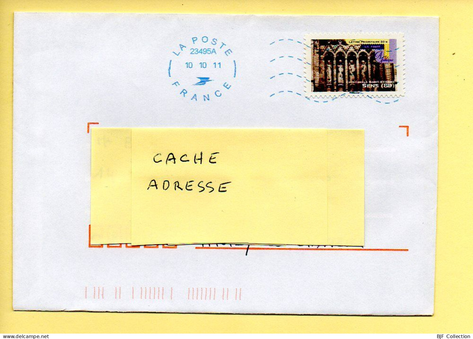 Oblitération Mécanique : FRANCE LA POSTE – Cachet Bleu / 23495A Du 10/10/2011 (voir Timbre) - Mechanical Postmarks (Other)