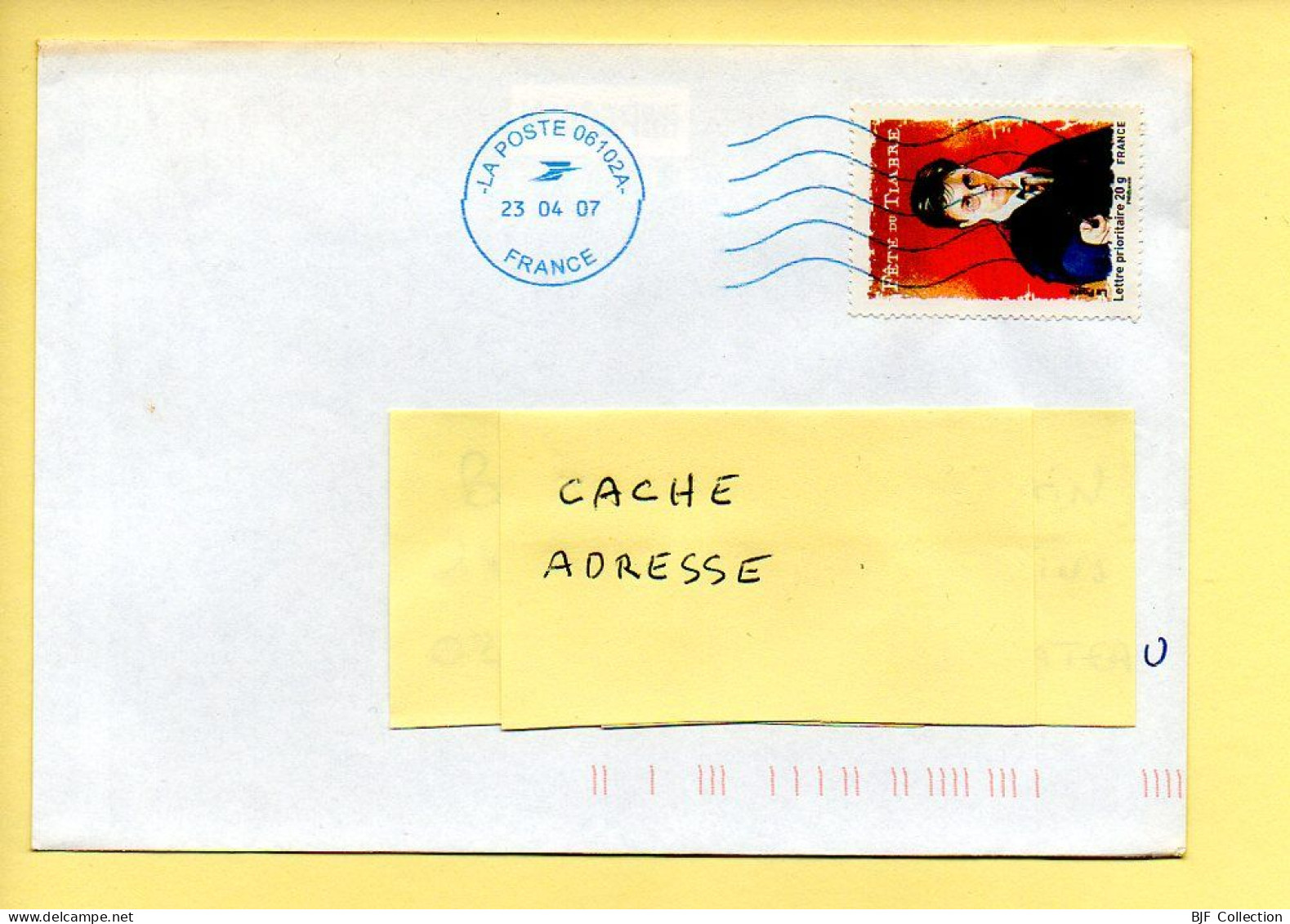 Oblitération Mécanique : FRANCE LA POSTE – Cachet Bleu / 06102A Du 23/04/2007 (voir Timbre) - Mechanical Postmarks (Other)
