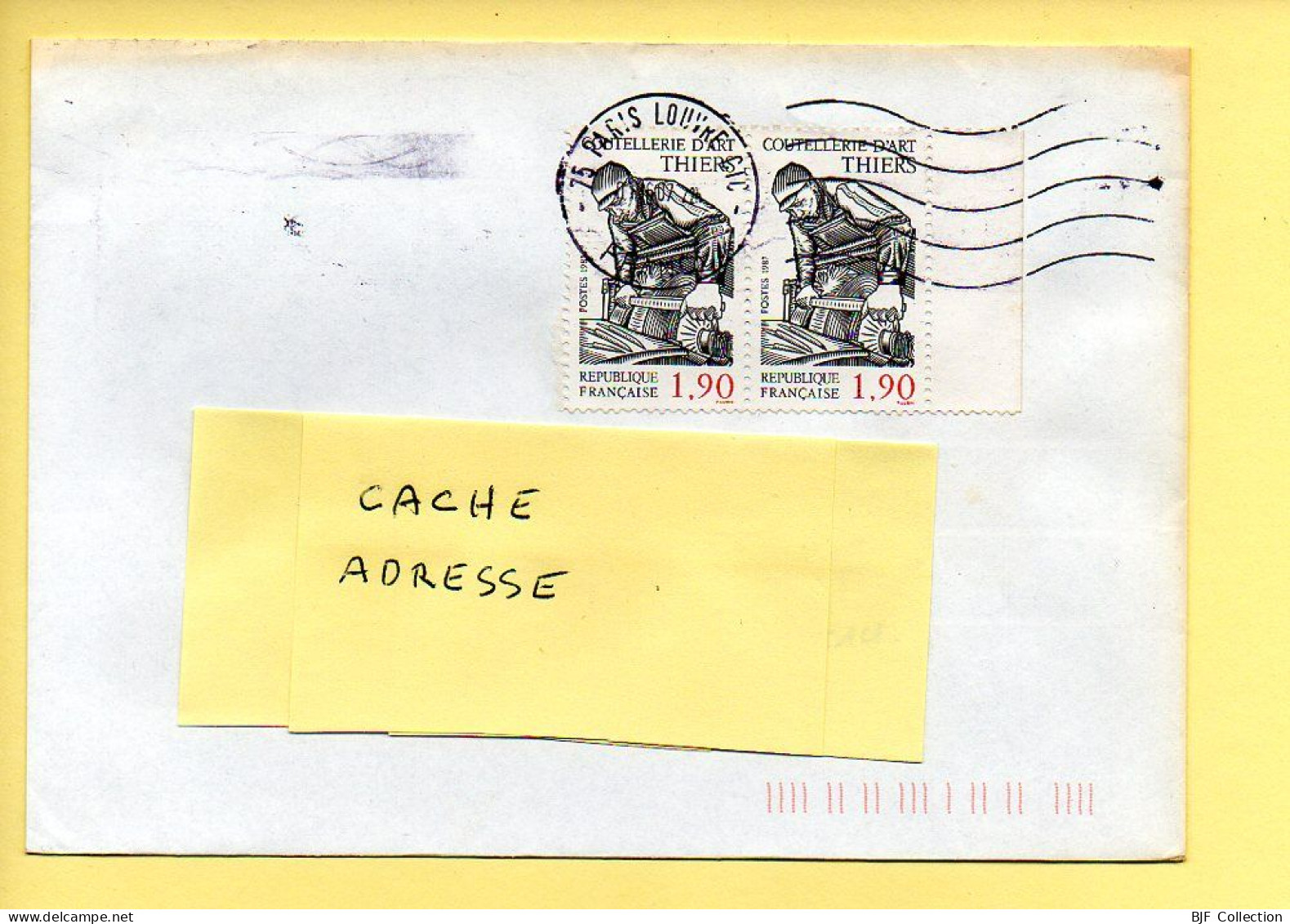 Oblitération Mécanique : FRANCE – 75 PARIS LOUVRE CTC Du 01/06/2007 (voir Timbre) - Mechanical Postmarks (Other)