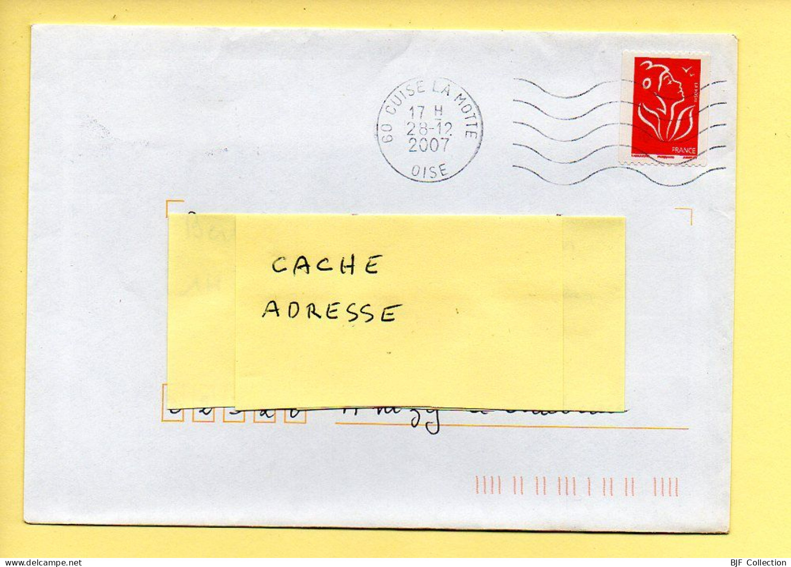 Oblitération Mécanique : FRANCE – 60 CUISSE-LA-MOTTE Du 28/12/2007 (voir Timbre) - Mechanical Postmarks (Other)