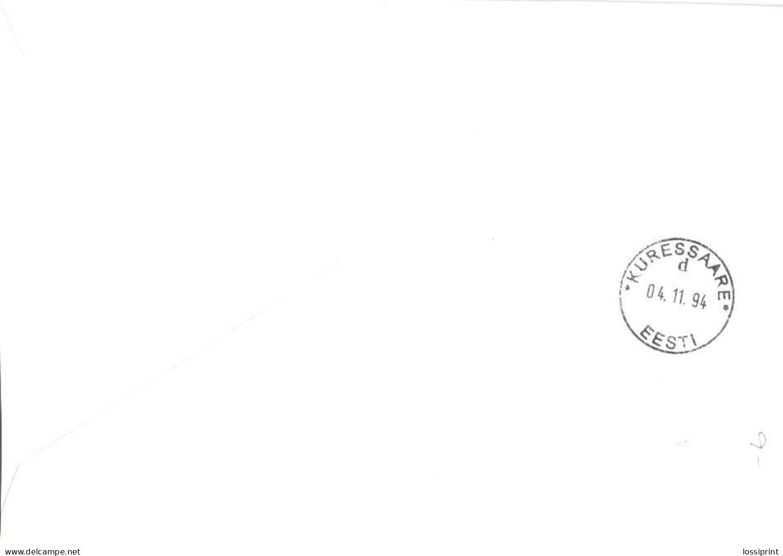 Estonia:Special Cancellation Estonian Post In Tampere, Finland, 1994 - Estonia