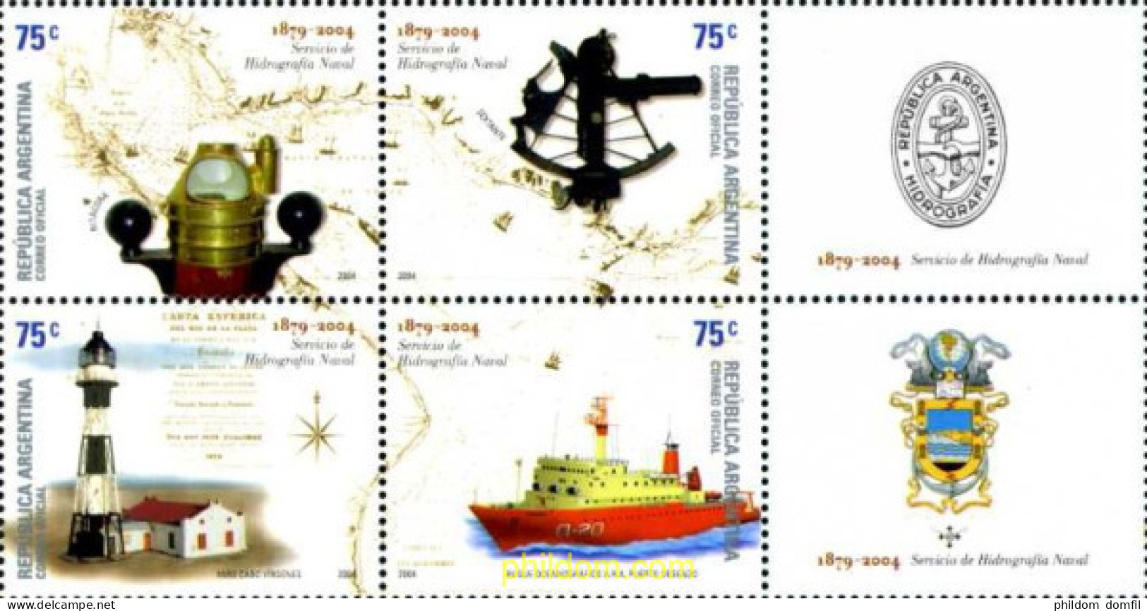 730375 MNH ARGENTINA 2004 HIDROGRAFIA - Unused Stamps