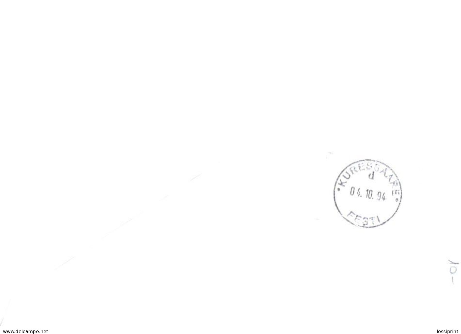 Estonia:Special Cancellation Postal Stamps Day In Stockholm With Cancellation M/S Estonia Catastrophe Stamped In Tallinn - Estonia