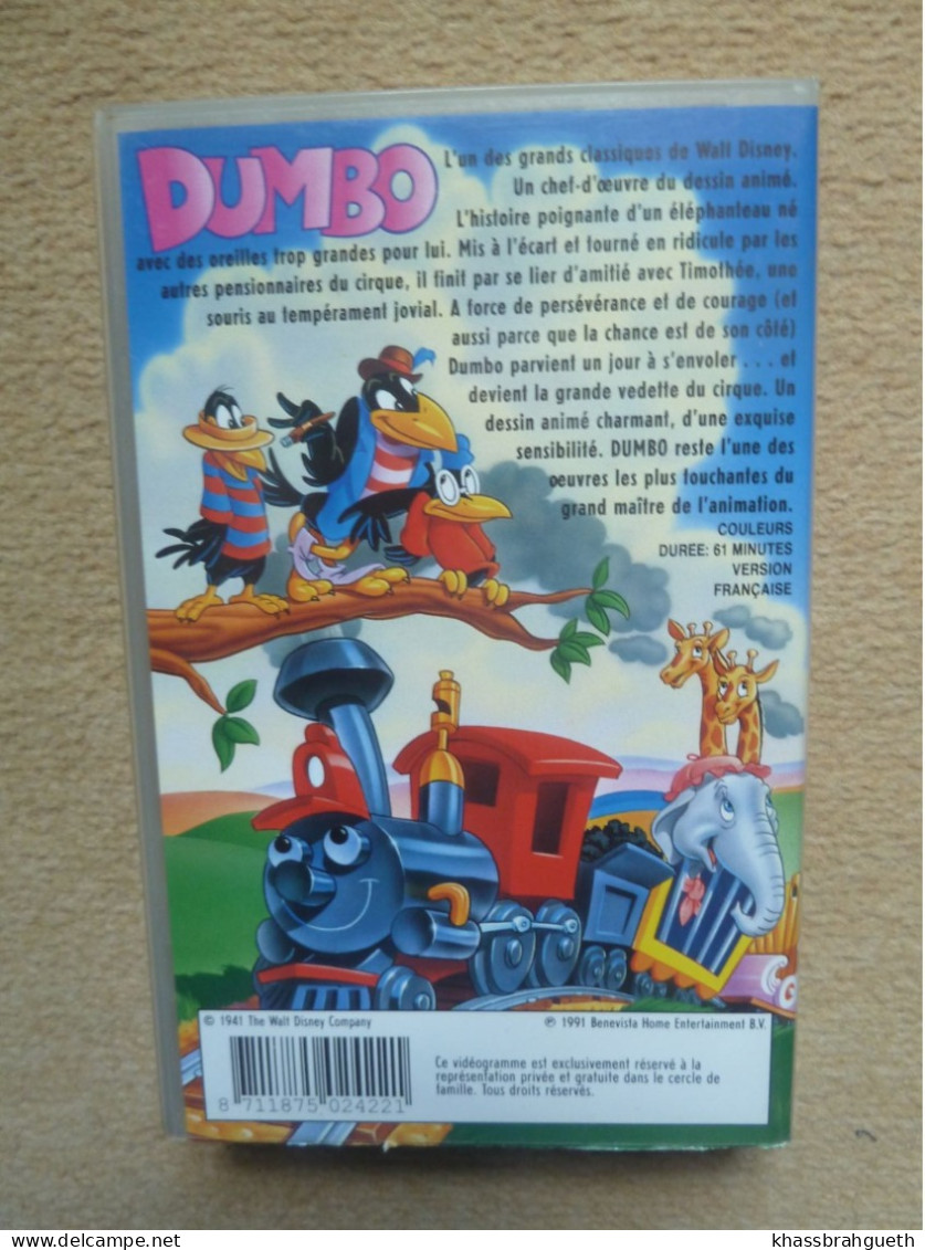 DUMBO - DISNEY CLASSIQUES (CASSETTE VHS) - Cartoons