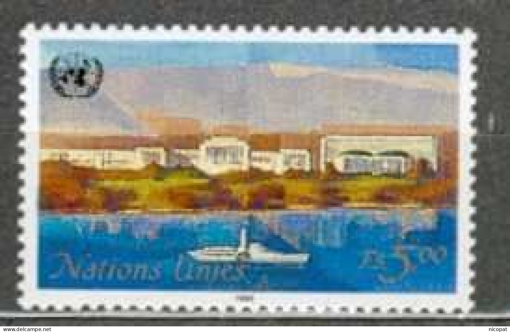 ONU GENEVE MNH ** 187 Palais Des Nations Vu Du Lac Léman - Unused Stamps