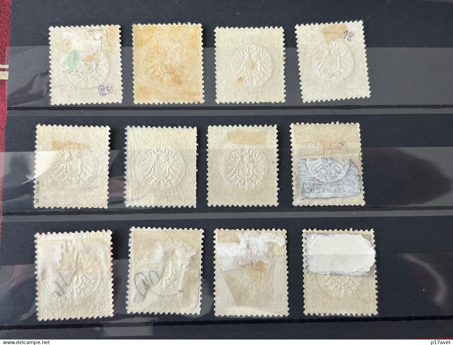 DR Gr. Brustschilder Lot An Ungebrauchten/Falz 1x Ohne Gummi Briefmarken . - Unused Stamps