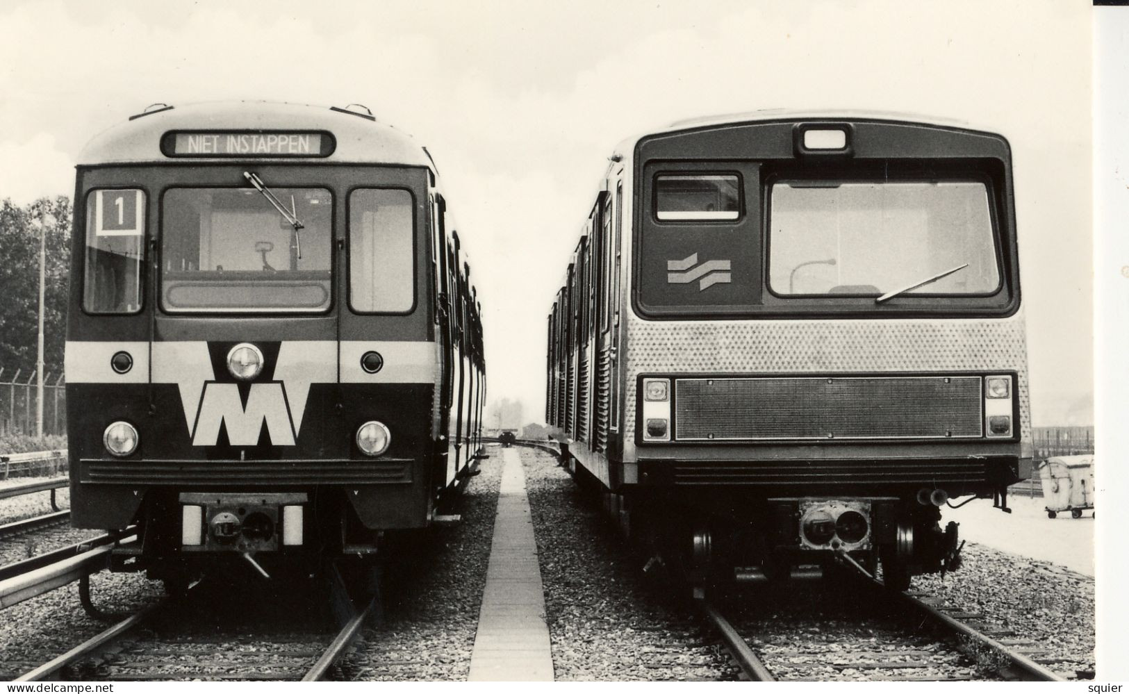 Metro, Rijtuig Amsterdam En Rotterdam, Hilledijk, 1977, Real Photo - Rotterdam