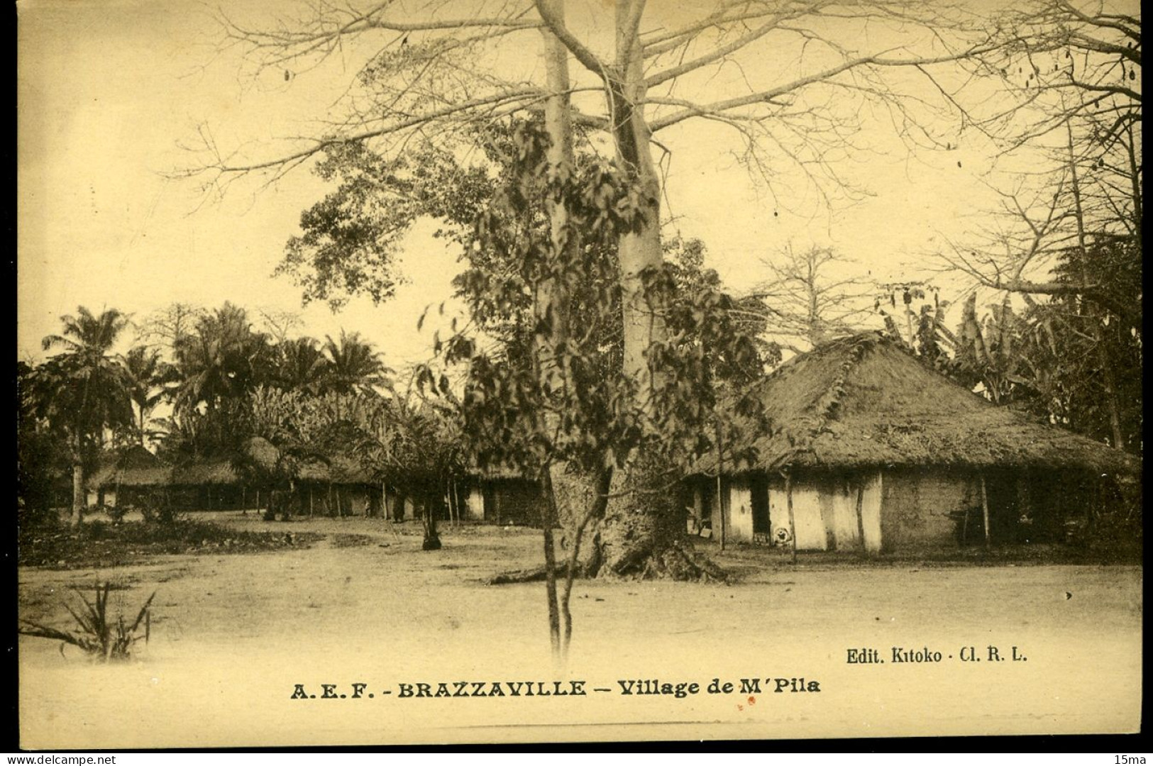 BRAZZAVILLE AEF Village De M'Pila Kitoko RL - Brazzaville