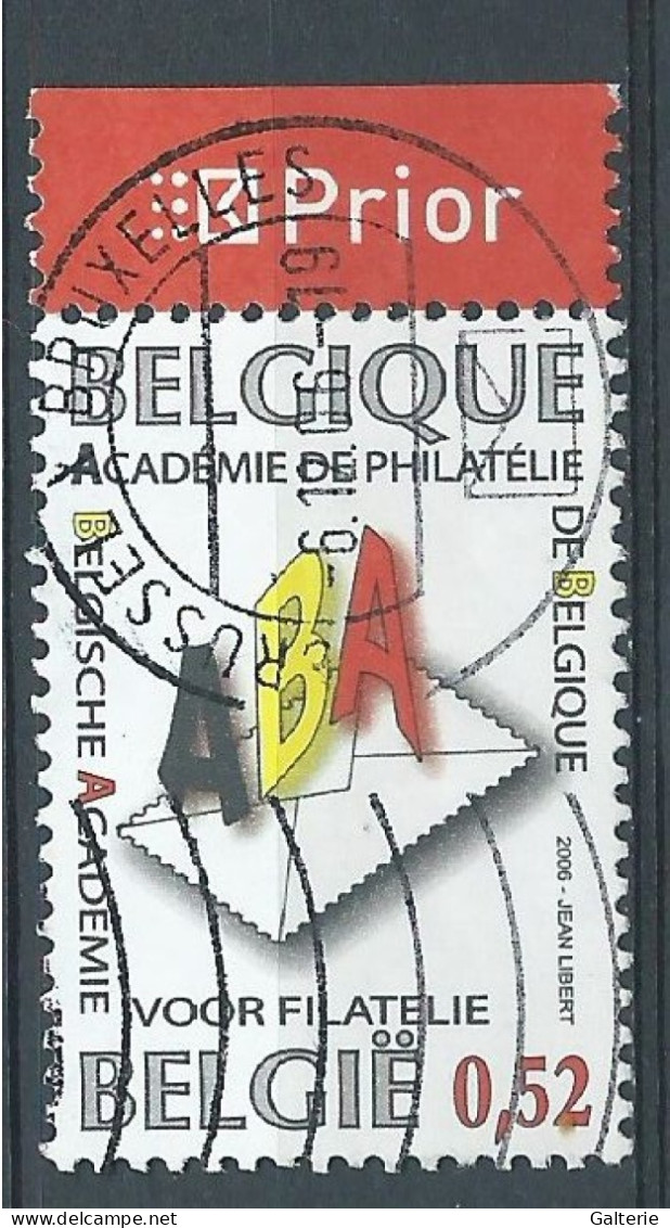 BELGIQUE Obl - 2006- - COB N°3553-40e Anniv De L'Academie De Philathélie De Belgique - Oblitérés