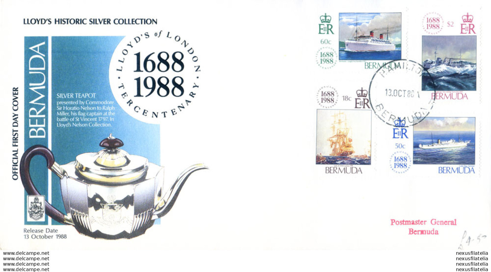 Annata completa 1988. 6 FDC.