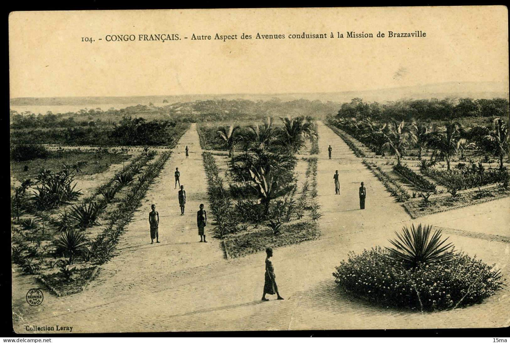 BRAZZAVILLE Congo Français Autre Aspect Des Avenues Conduisant à La Mission De Brazzaville Leray 1940 - Brazzaville