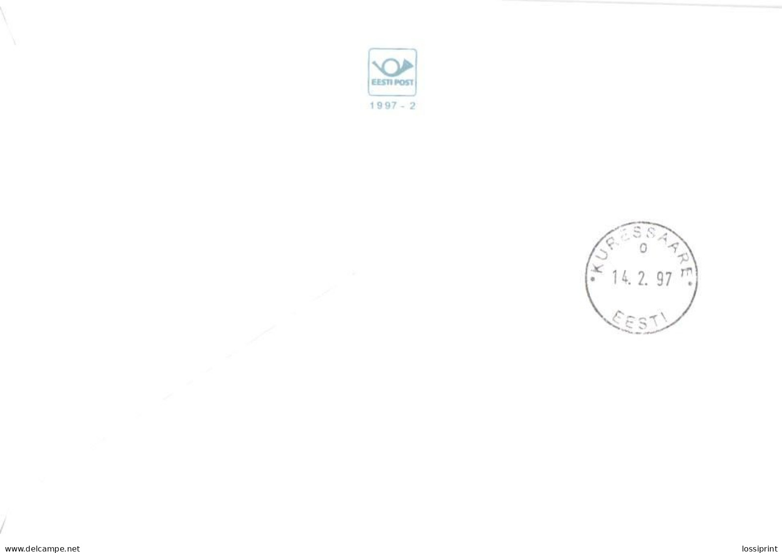 Estonia:FDC, Ruhnu Lighthouse, Ruhnu Island Cancellation, 1997 - Estonia