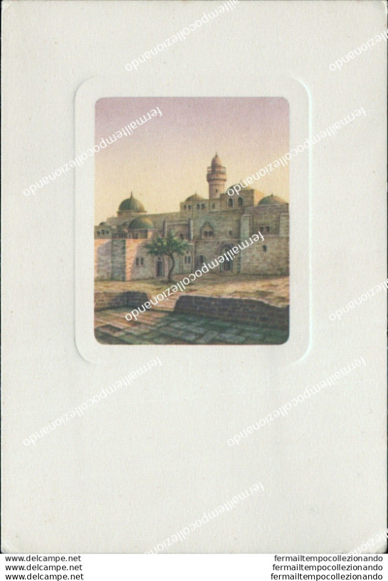 B753 Cartolina Il Cenacolo Terra Santa Dandolo Bellini - Other & Unclassified