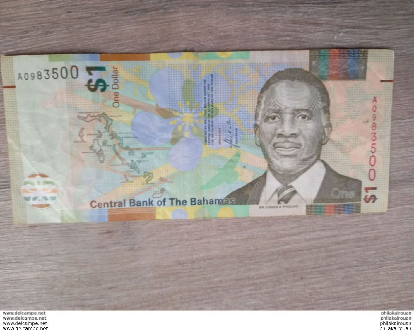 Bahamas 1 Dollar 2017 - Guatemala