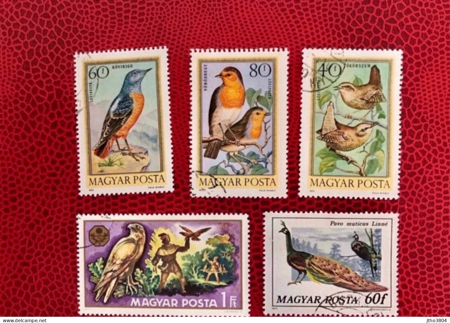 HONGRIE 197* 5v Oblitérés Ucello Oiseau Bird Pájaro Vogel HUNGARY UNGARN MAGYAR UNGHERIA - Andere & Zonder Classificatie