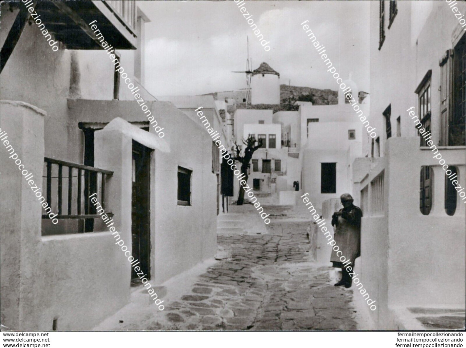 Au105 Cartolina Mykonos Grecia - Andere & Zonder Classificatie