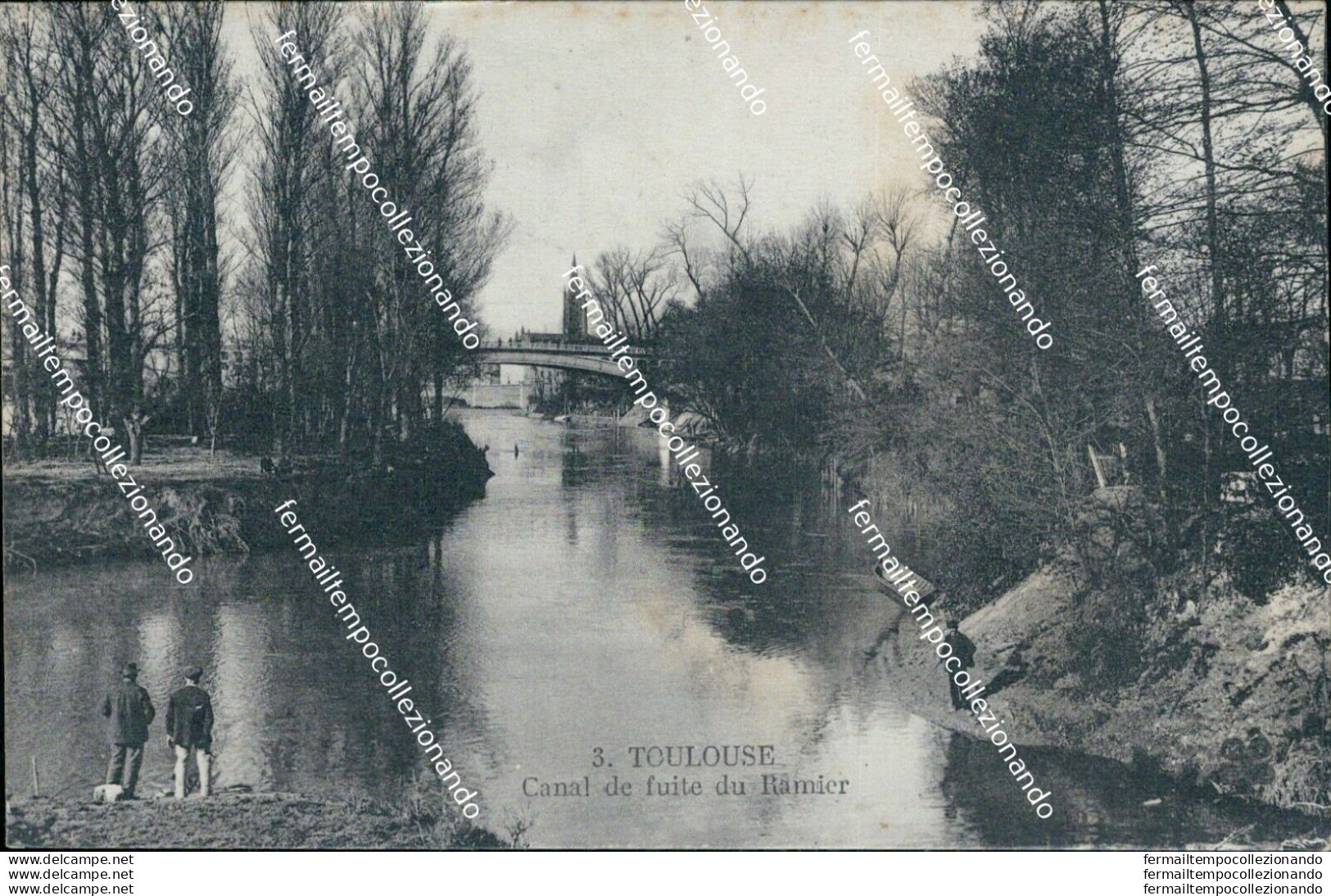 T749 Cartolina Toulouse Canal De Fuite Du Ramier  Francia France - Autres & Non Classés