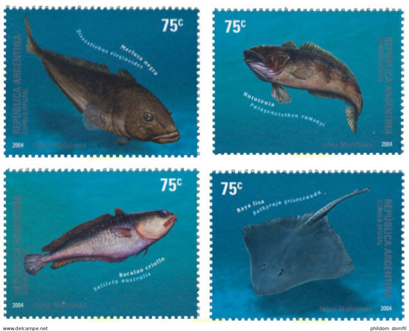149262 MNH ARGENTINA 2004 FAUNA MARINA - Unused Stamps