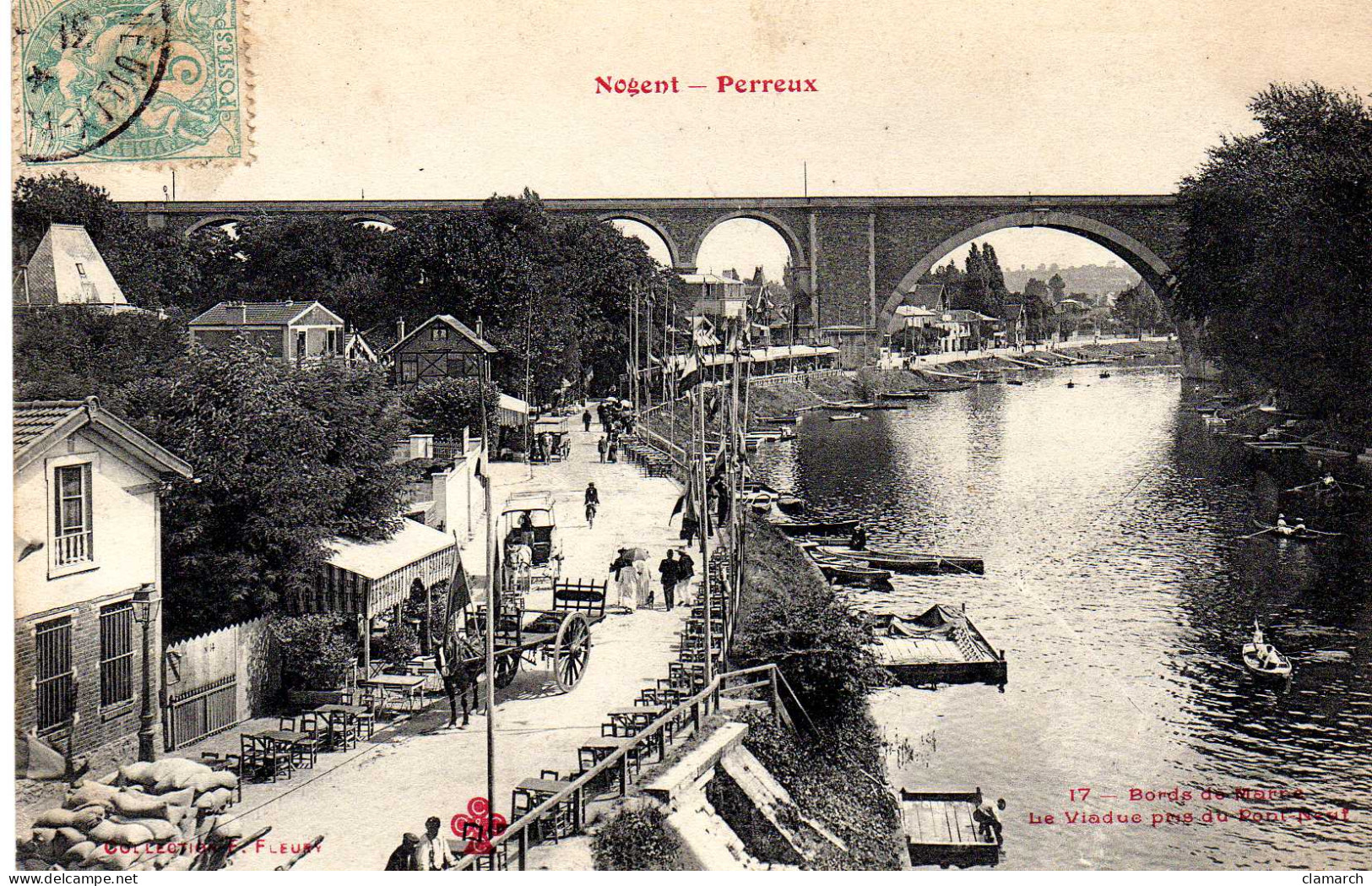VAL DE MARNE-Nogent-Perreux-Bords De Marne-Le Viaduc Près Du Pont-Neuf - 17 - Nogent Sur Marne