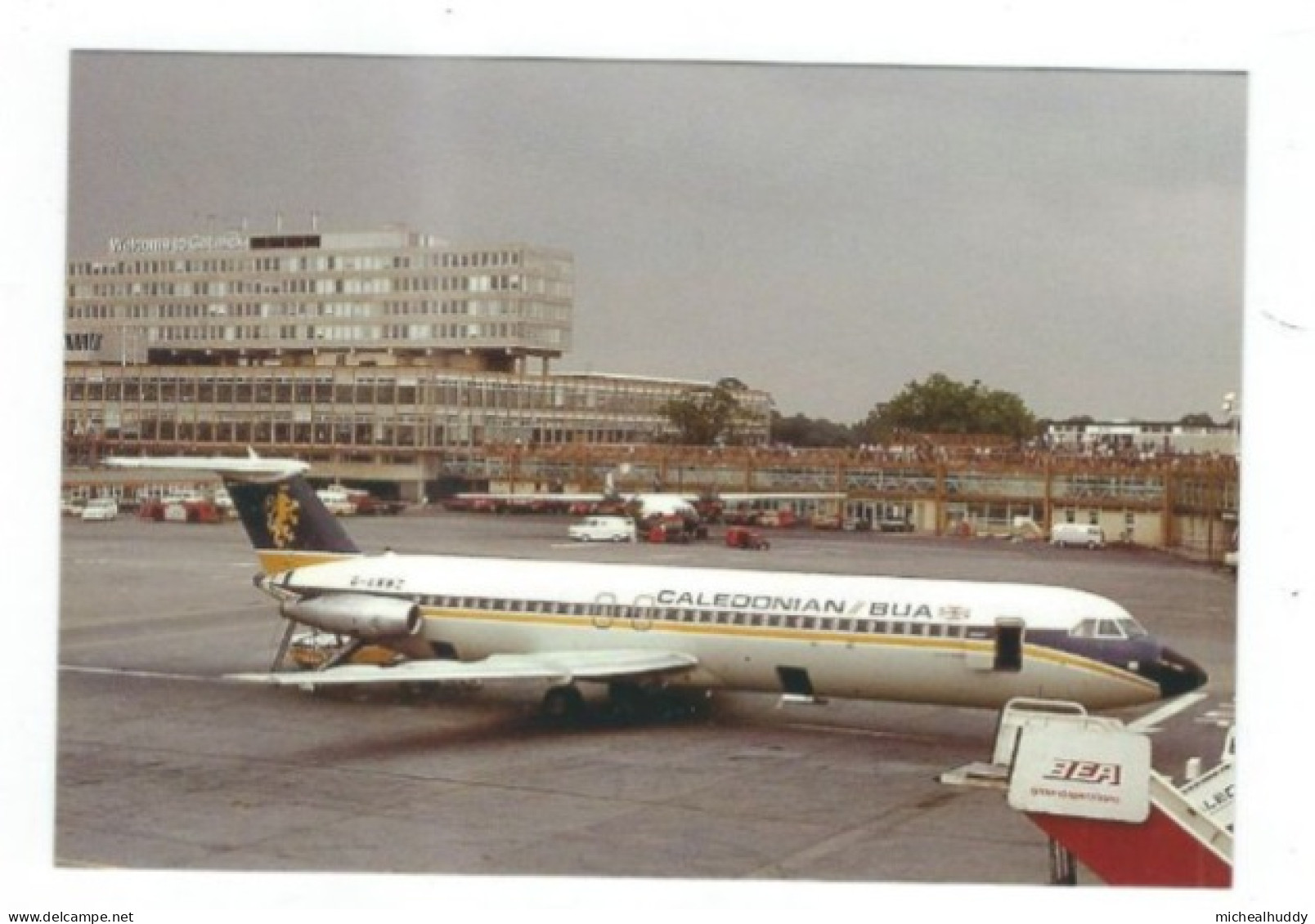 POSTCARD   PUBL BY FLIGHTPATH  LTD EDITITION OF 250  BRITISH CALEDONIAN  BAC 1 11  NO FP 227 - 1946-....: Moderne