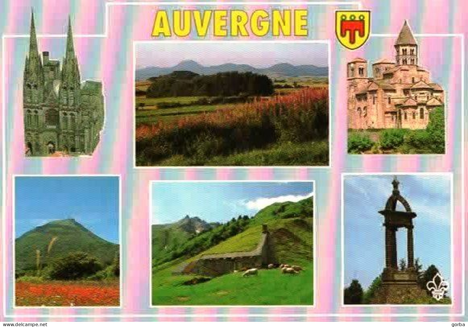 *CPM - FRANCE - AUVERGNE -  Multivue - Auvergne