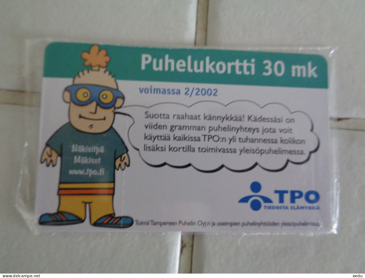 Finland Phonecard TPO-E4 ( Mint In Blister ) - Finlandia