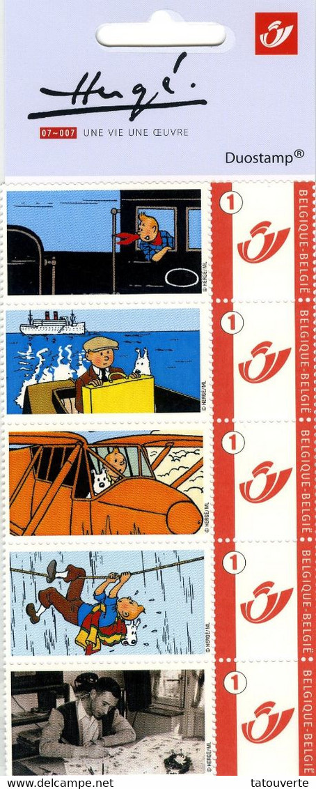 Timbres Duostamp "Moyen De Locomotion" HERGE Neuf Sous Cello 2007! - Other & Unclassified